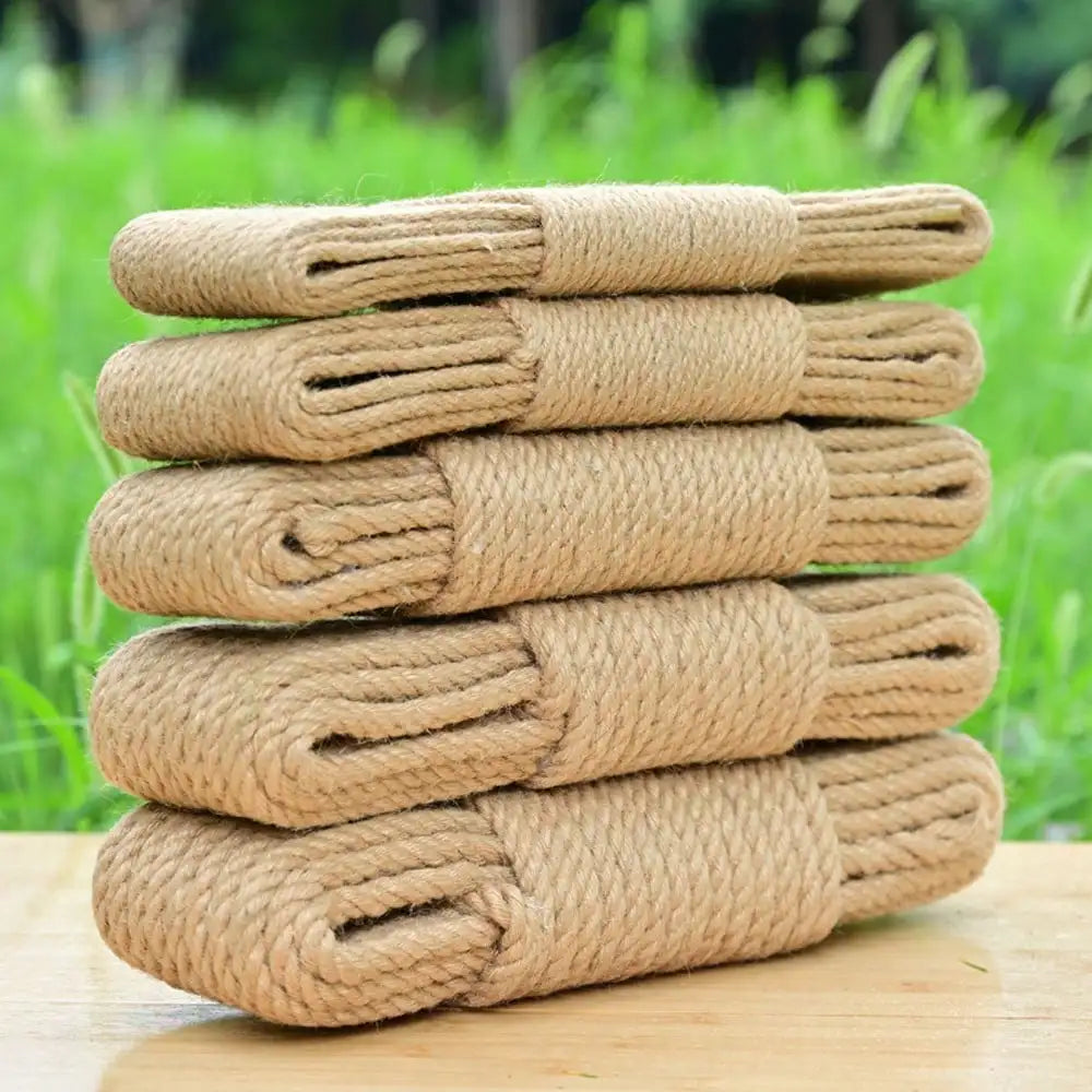 Jute Rope, 10M Sturdy And Durable, Suitable For Crafting, Cat Scratching Posts, Gardening, Farmhous