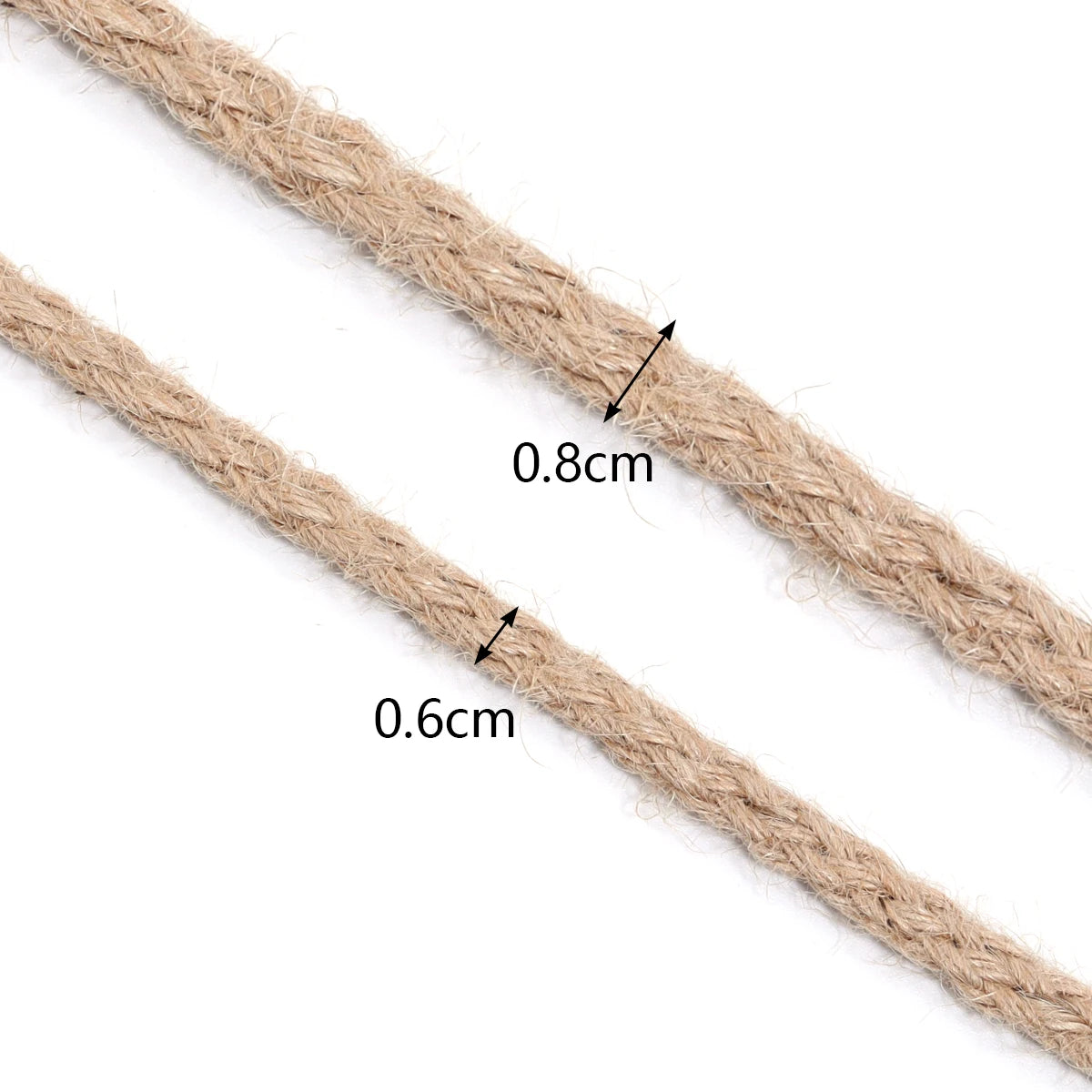 10Yards Natural Jute Rope Vintage Jute Rope Used for Crafts Gift Packaging Gardening Wedding and Home Decoration DIY Supplies