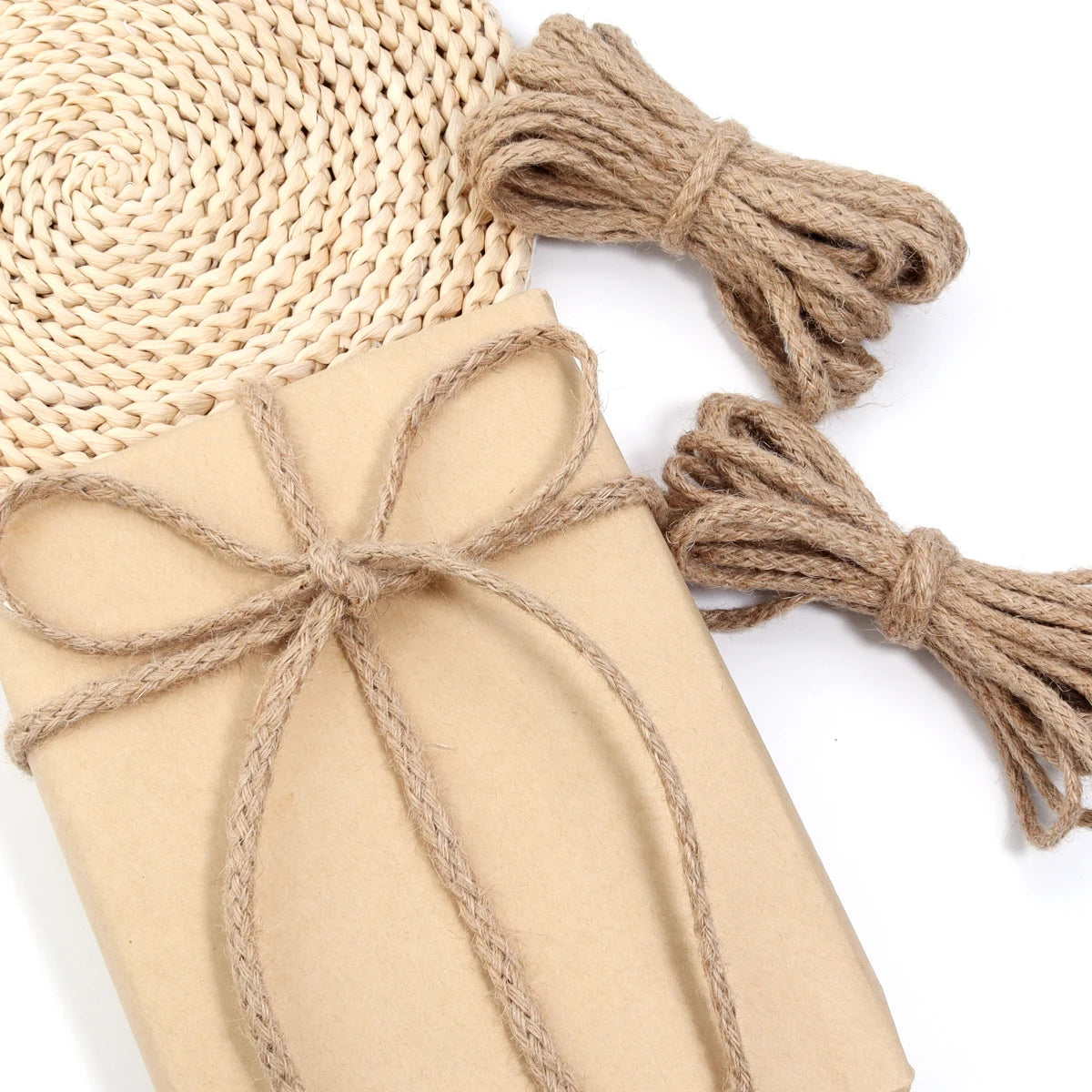 10Yards Natural Jute Rope Vintage Jute Rope Used for Crafts Gift Packaging Gardening Wedding and Home Decoration DIY Supplies