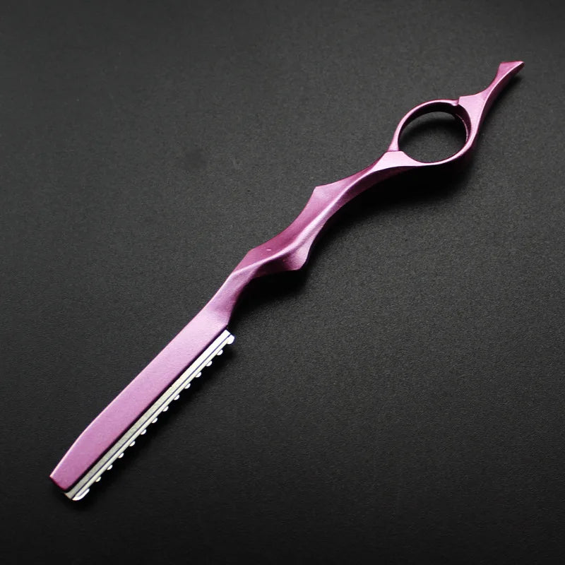 Hair Razors Shavel Cut Hair Cutting Fine Thinning Trimming Alloy Shaving Knife Barber Hairdresser Tools Salon Professional