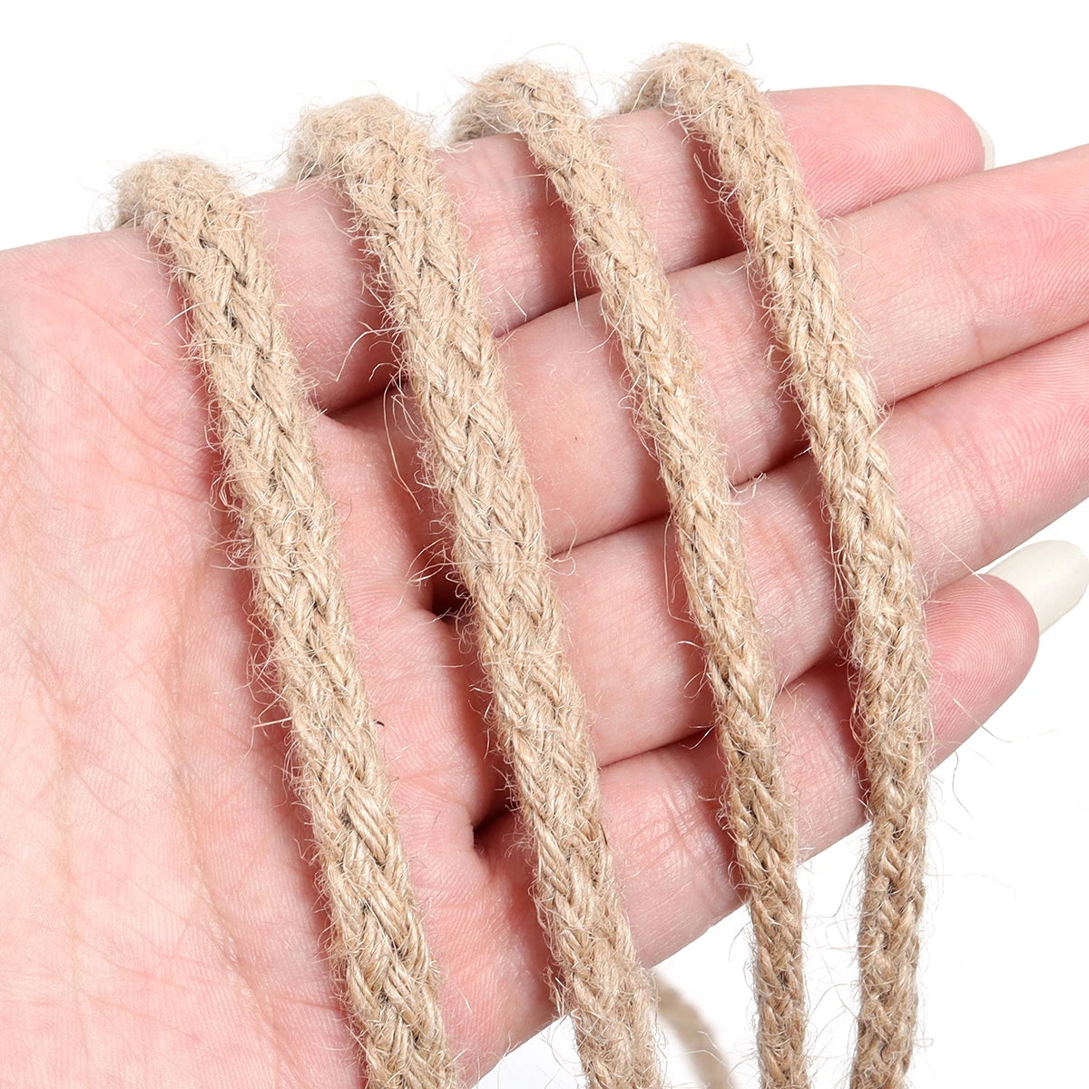 10Yards Natural Jute Rope Vintage Jute Rope Used for Crafts Gift Packaging Gardening Wedding and Home Decoration DIY Supplies