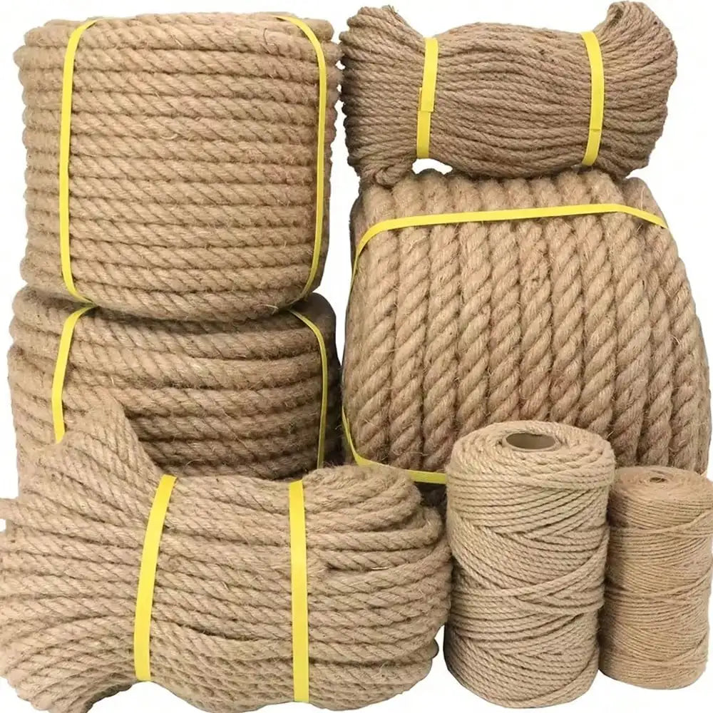 Jute Rope, 10M Sturdy And Durable, Suitable For Crafting, Cat Scratching Posts, Gardening, Farmhous