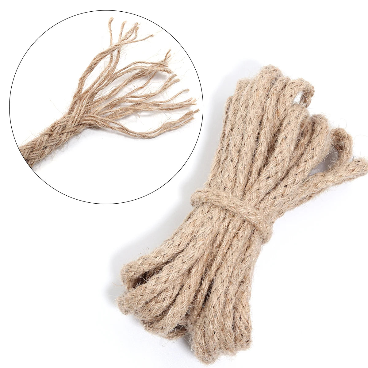 10Yards Natural Jute Rope Vintage Jute Rope Used for Crafts Gift Packaging Gardening Wedding and Home Decoration DIY Supplies