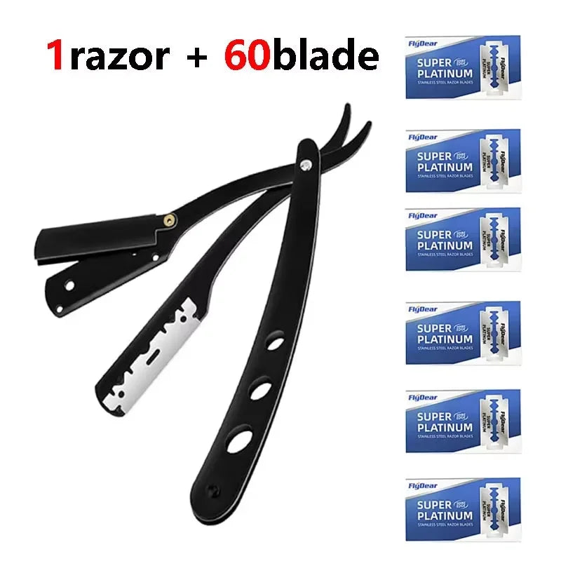 razor sharp blade barber shop razor,men's folding manual shaver, Straight shaver arm, men's shaver