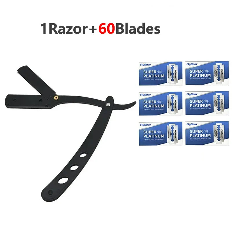 razor sharp blade barber shop razor,men's folding manual shaver, Straight shaver arm, men's shaver