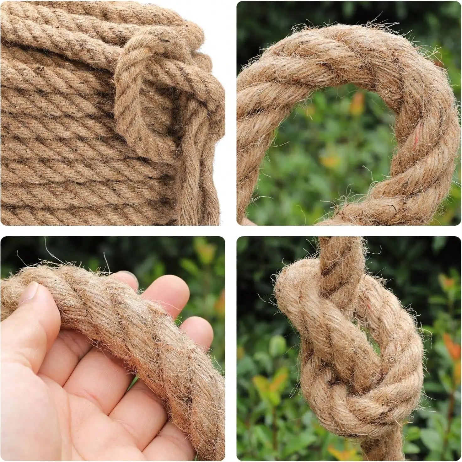 Jute Rope, 10M Sturdy And Durable, Suitable For Crafting, Cat Scratching Posts, Gardening, Farmhous